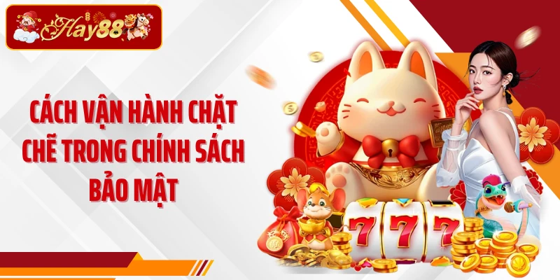 Cách vận hành chặt chẽ trong chính sách bảo mật